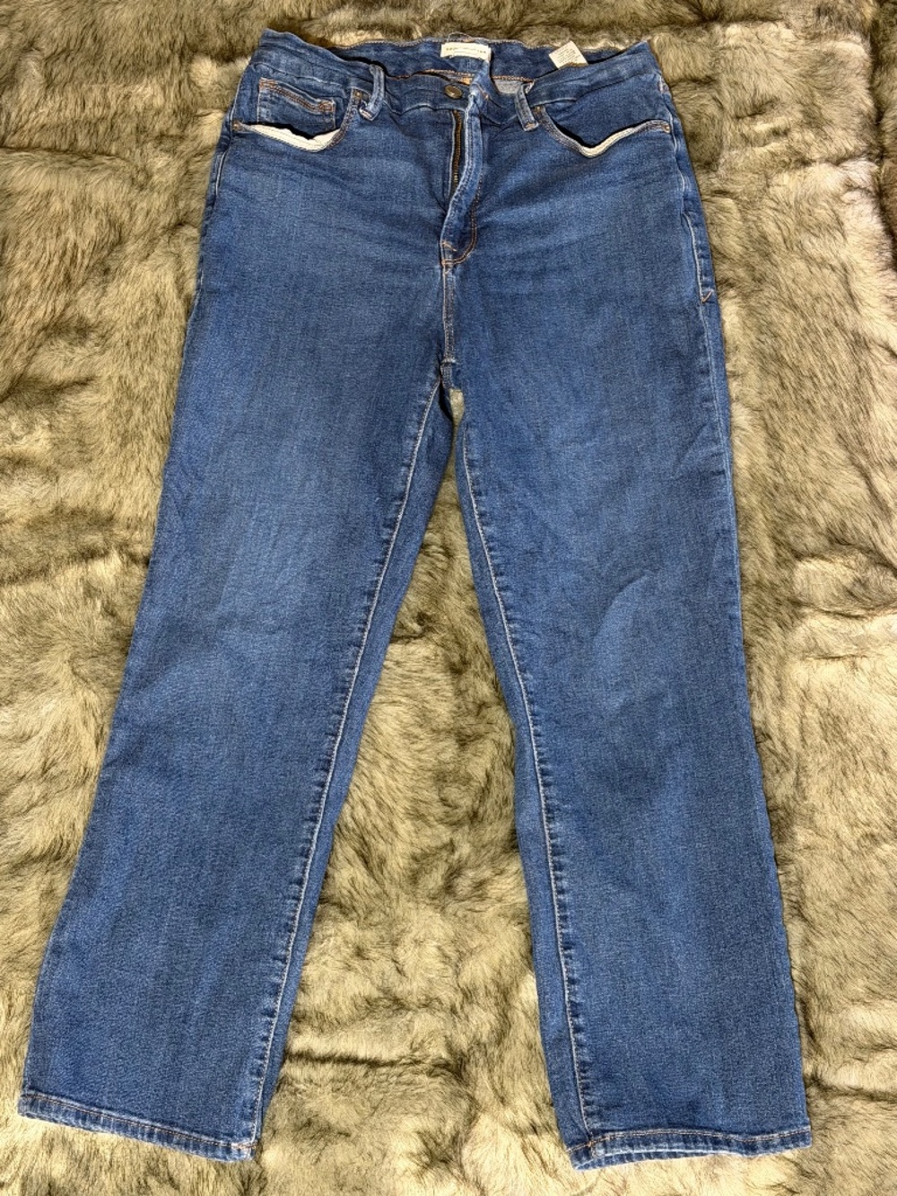 GOOD AMERICAN // Cropped Jeans // Size 14